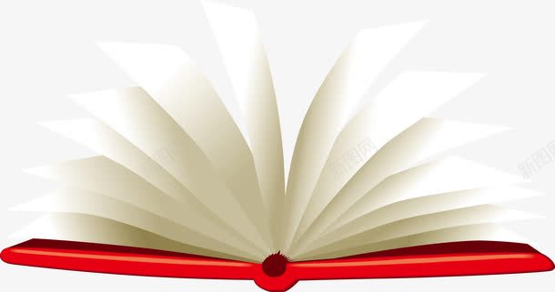 手绘翻开的书png免抠素材_新图网 https://ixintu.com 书 手绘 知识 翻开