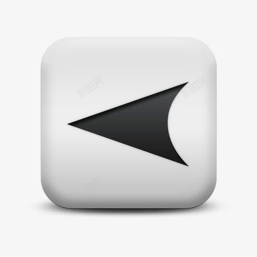 磨砂白广场图标箭箭头左箭头图标png_新图网 https://ixintu.com arrowhead arrows icon left matte square white 图标 左 广场 白 磨砂 箭 箭头