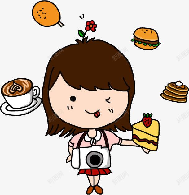 妞妞食玩日记png免抠素材_新图网 https://ixintu.com 人物 卡通 日记 漫画