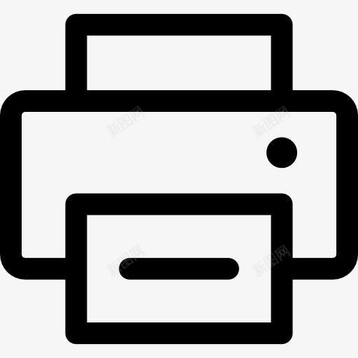 打印图标png_新图网 https://ixintu.com 办公耗材 印刷 工具 打印 打印机