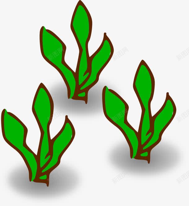 绿色禾苗png免抠素材_新图网 https://ixintu.com 庄稼 植物 禾苗 绿色