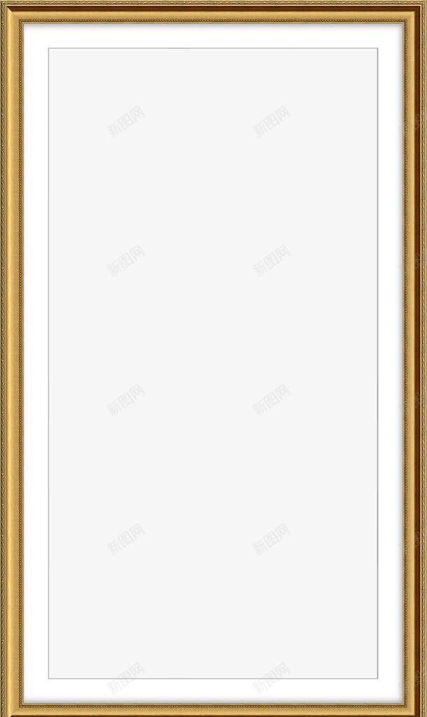 手绘金色古典边框png免抠素材_新图网 https://ixintu.com 古典 边框 金色