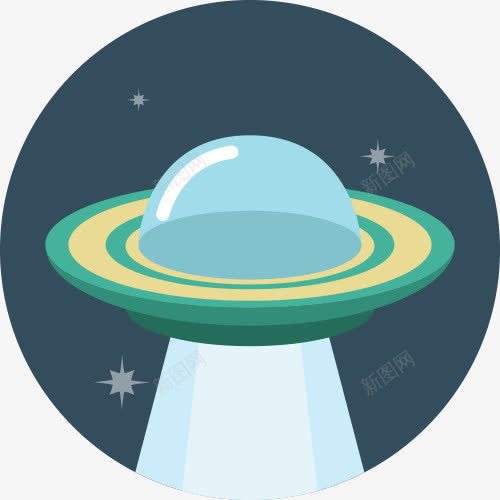 外星人图标矢量图ai_新图网 https://ixintu.com 图标 外星人 太空 矢量图