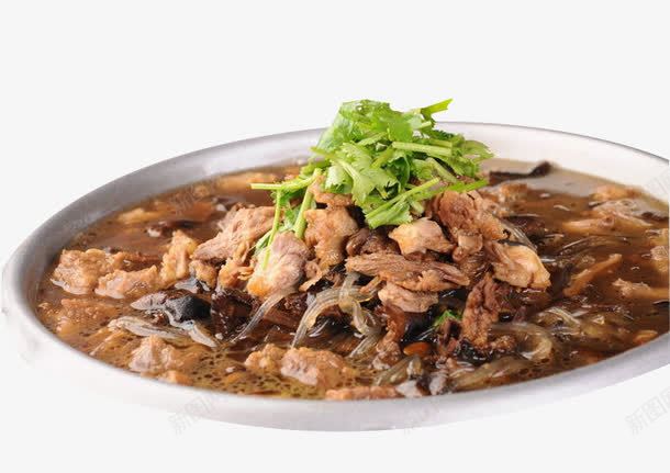 拆骨肉炖小灰蘑png免抠素材_新图网 https://ixintu.com 产品实物 小灰蘑 拆骨 炖肉 生菜 美味 美食 蔬菜