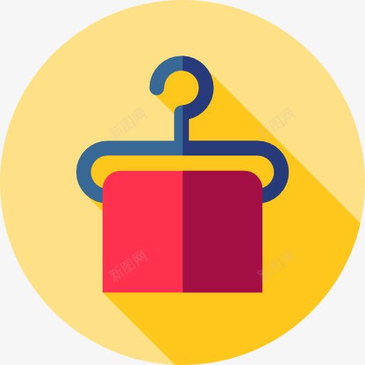 毛巾图标png_新图网 https://ixintu.com 器皿 家具和家居 工具 干毛巾 擦拭 毛巾 浴