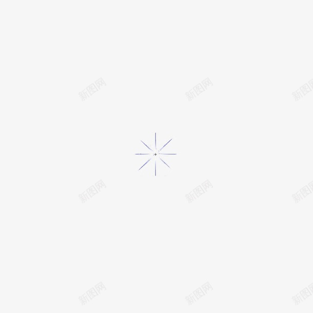 蓝色十字星png免抠素材_新图网 https://ixintu.com 八角 十字 十字星 蓝色