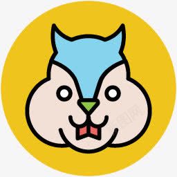卡通动物素描图标png_新图网 https://ixintu.com 人物 动物 动物图案 动物图片 动物素描 卡通 可爱