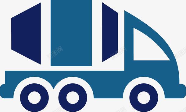 运输车图标png_新图网 https://ixintu.com 工程车 工程车辆 建筑工程 混凝土搅拌机 混凝土搅拌车 混凝土运输车 蓝色图标 运输车