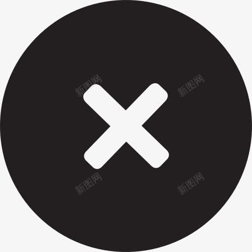 删除全删除圆电子商务图标png_新图网 https://ixintu.com Delete full remove round 全 删除 圆