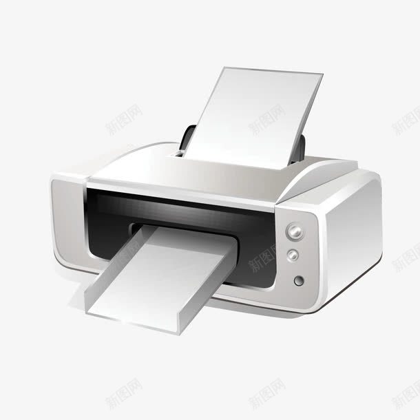 灰色质感商务办公打印机png免抠素材_新图网 https://ixintu.com 办公 商务 打印机 灰色 质感 质感商务