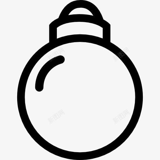 圣诞树上的球图标png_新图网 https://ixintu.com 树 球 装饰