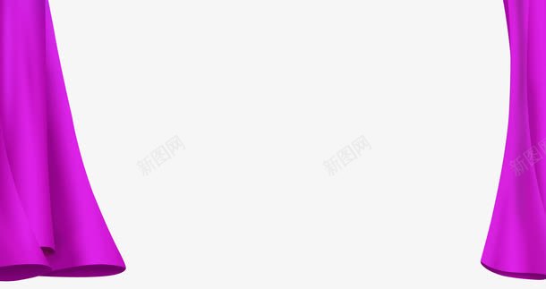 紫色简约帷幕装饰图案png免抠素材_新图网 https://ixintu.com 免抠PNG 帷幕 简约 紫色 装饰图案