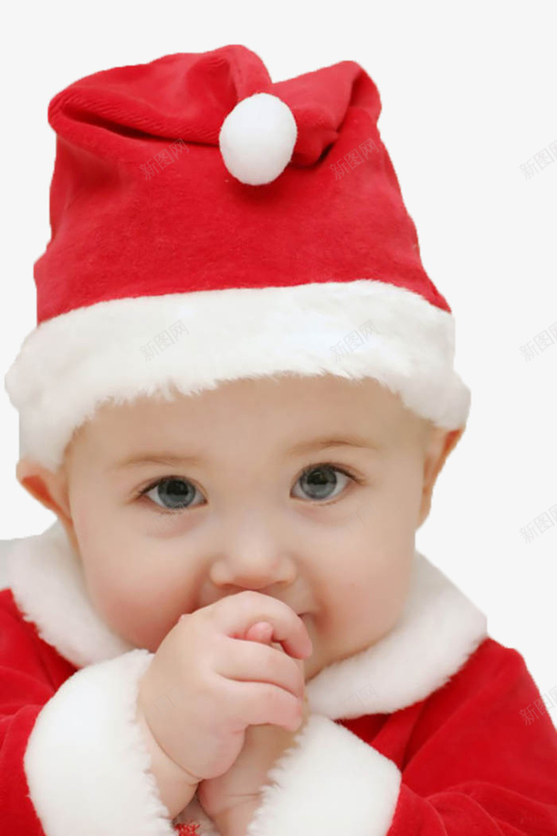 带着帽子的小孩png免抠素材_新图网 https://ixintu.com 可爱 小孩 真人小孩 穿着红色衣服