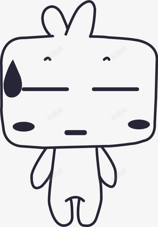 小花儿流汗png免抠素材_新图网 https://ixintu.com 小花儿流汗