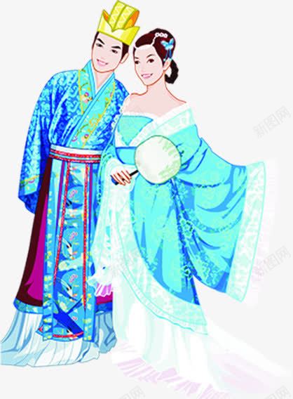 卡通牛郎织女情人节png免抠素材_新图网 https://ixintu.com 卡通 情人节 牛郎织女 素材