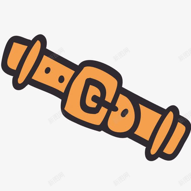 手绘皮带png免抠素材_新图网 https://ixintu.com 皮带 矢量素材 素材