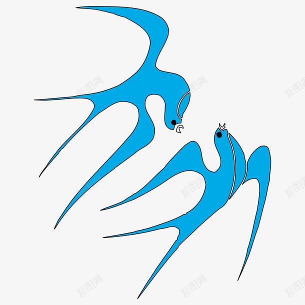 中国国画线条燕子矢量图ai免抠素材_新图网 https://ixintu.com 中国传统燕子矢量素材 国画 春天 燕子 燕子装饰图案 矢量图