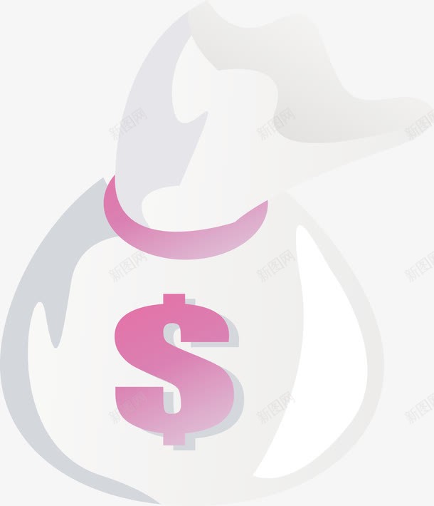 钱袋卡通png免抠素材_新图网 https://ixintu.com 卡通 小额货款 支付货款 汽车货款 理财 货款 货款查询 钱袋