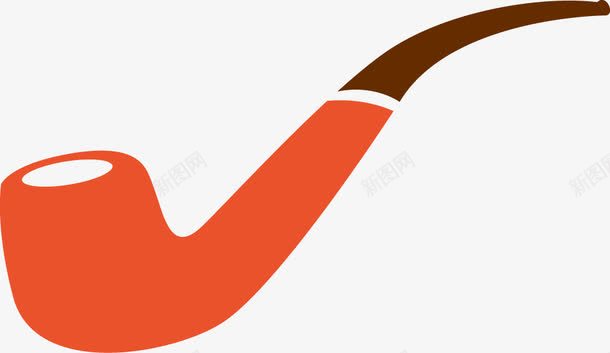 一个烟斗png免抠素材_新图网 https://ixintu.com 动画 手绘 烟斗 老人