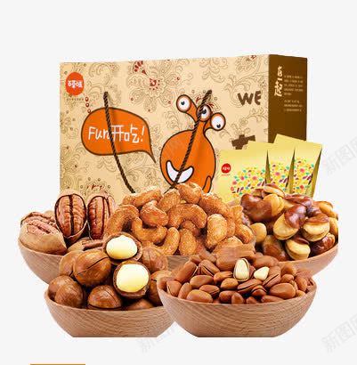 产品实物果仁png免抠素材_新图网 https://ixintu.com 杏仁 果仁 熟食