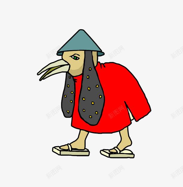 穿衣服的小鸟png免抠素材_新图网 https://ixintu.com PNG 小鸟 手绘 衣服