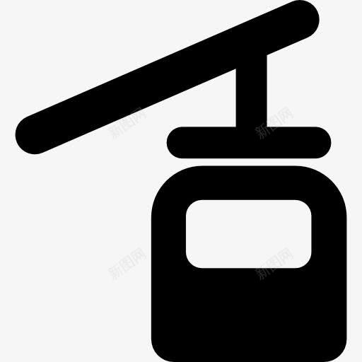 缆车图标png_新图网 https://ixintu.com Aereal 电缆 电车 缆车 运输 铁路