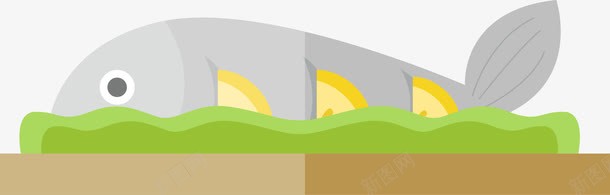 草地上的鲸鱼png免抠素材_新图网 https://ixintu.com PNG图形 PNG装饰 卡通 草地 装饰 鲸鱼