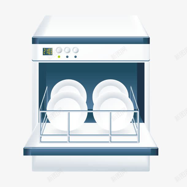 家用收碗机png免抠素材_新图网 https://ixintu.com 家用 收碗机 碗筷