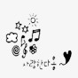 音乐字符图标png_新图网 https://ixintu.com 字符 手绘 排版 艺术 音乐