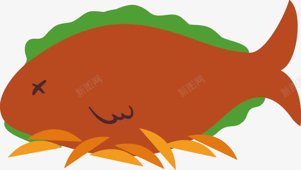 红烧鱼装饰png免抠素材_新图网 https://ixintu.com 红烧鱼 红烧鱼装饰 装饰矢量