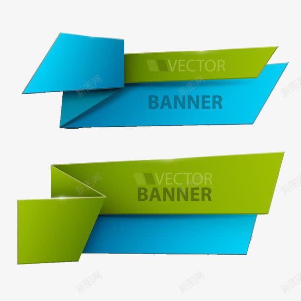 蓝绿对话框png免抠素材_新图网 https://ixintu.com 对话框 拼色 标签