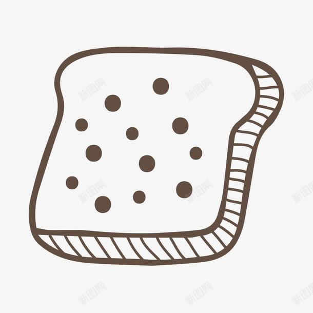 手绘食物面包png免抠素材_新图网 https://ixintu.com 手绘 手绘食物面包 美食PNG 面包 食物