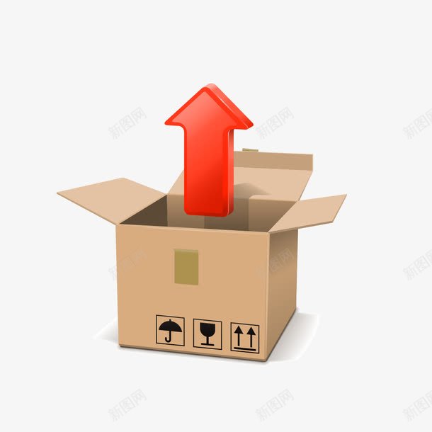 货品货箱元素png免抠素材_新图网 https://ixintu.com 箭头 货品 货箱 送货