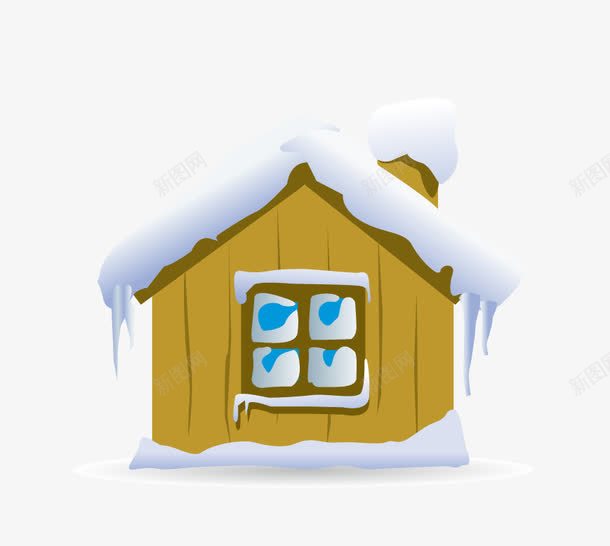 雪屋png免抠素材_新图网 https://ixintu.com 圣诞节 圣诞装饰 圣诞雪屋