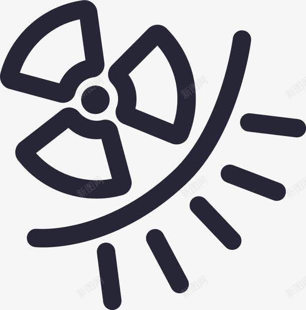 风暖图标png_新图网 https://ixintu.com 风暖