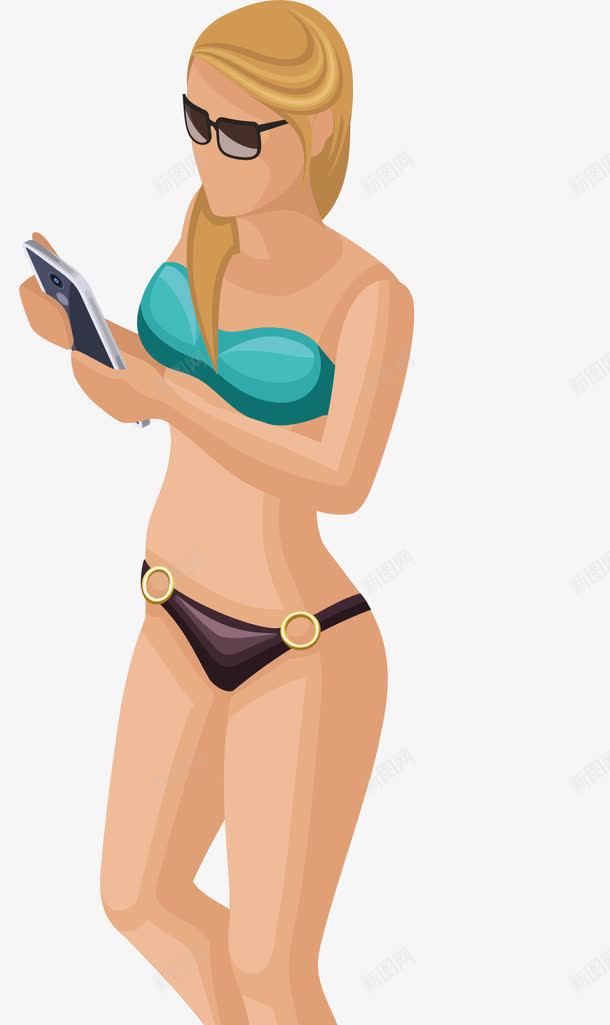 卡通人物使用手机png免抠素材_新图网 https://ixintu.com 严禁使用手机 人使用手机 使用手机