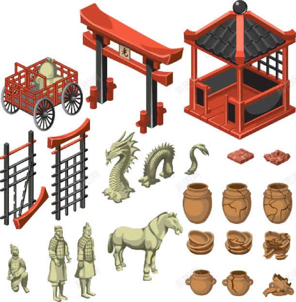 兵马俑png免抠素材_新图网 https://ixintu.com 兵马俑 创意 卡通
