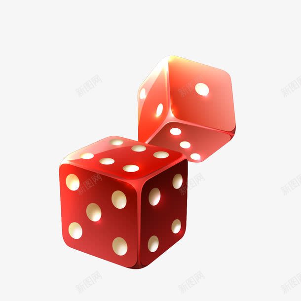红色质感骰子png免抠素材_新图网 https://ixintu.com 红色 红色质感 质感 质感红色