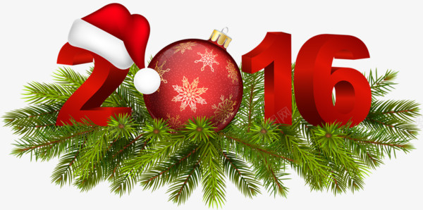 圣诞节2016装饰元素png免抠素材_新图网 https://ixintu.com 2016圣诞节 圣诞节日元素 装饰素材