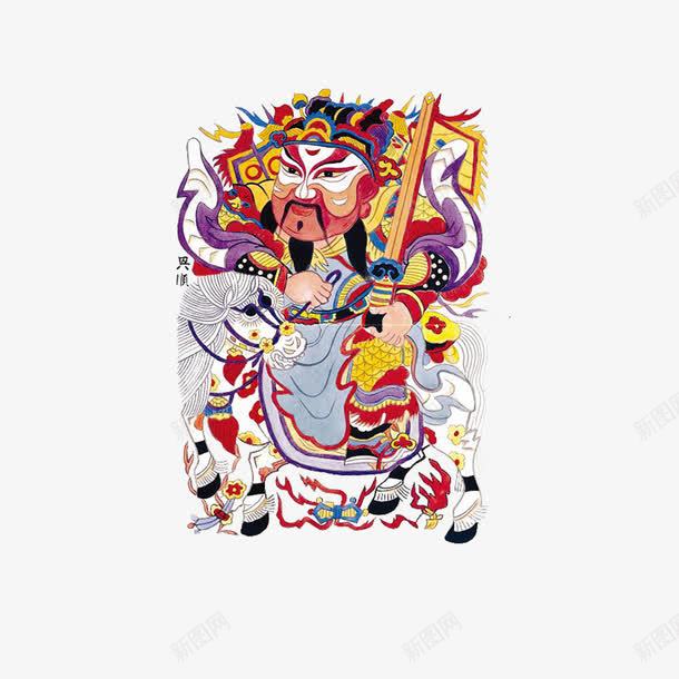 古典门神png免抠素材_新图网 https://ixintu.com 中国风古典元素 传统门神 门神图片素材