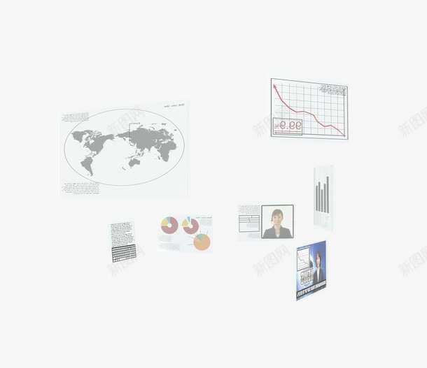 科技感的表格png免抠素材_新图网 https://ixintu.com 地图 数据 科技 表格