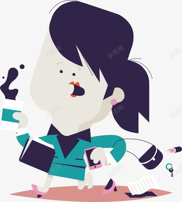 加班的女人png免抠素材_新图网 https://ixintu.com png 元素 加班 卡通 女人 熬夜 熬夜不脱发 熬夜加班 熬夜工作