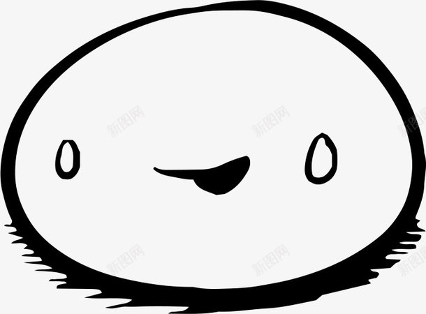 黑色调皮表情图标png_新图网 https://ixintu.com PNG图形 PNG装饰 表情 装饰 调皮 黑色
