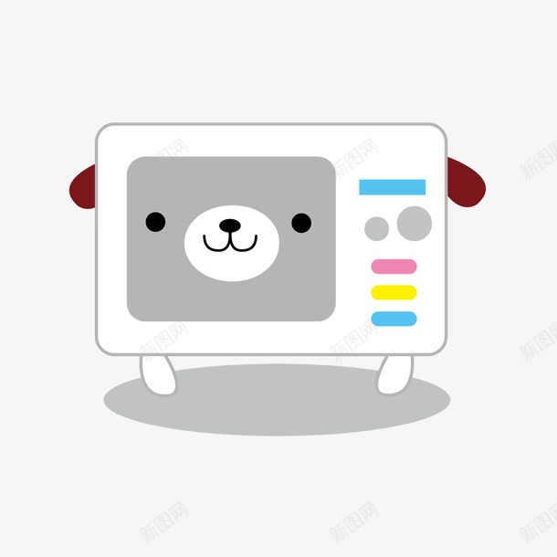 卡通烤箱png免抠素材_新图网 https://ixintu.com 卡通 烤箱