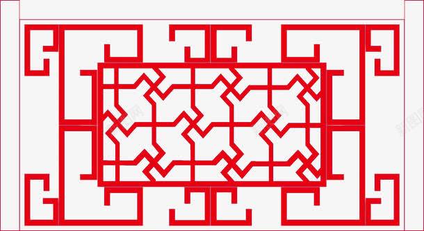 边框花纹剪纸png免抠素材_新图网 https://ixintu.com 中国风 剪影 剪纸 花纹 边框 门窗