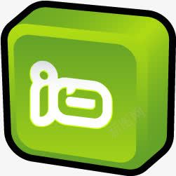 手绘绿色电脑图标png_新图网 https://ixintu.com 图标 电脑 绿色