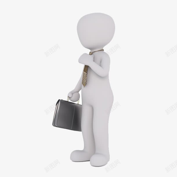 上班的人png免抠素材_新图网 https://ixintu.com 上班 员工 商务 皮包