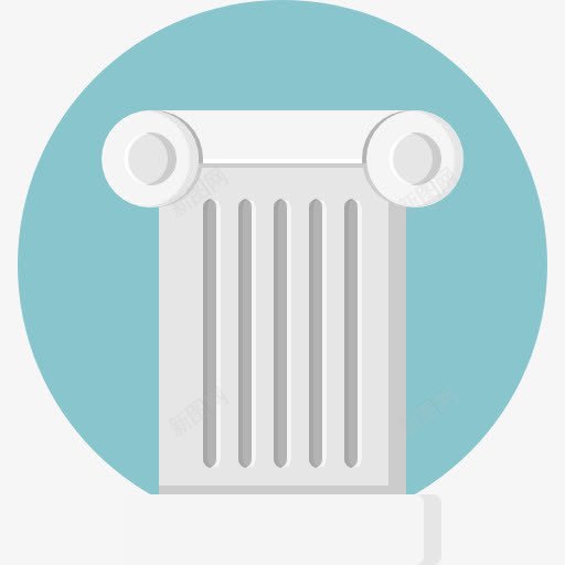 柱图标png_新图网 https://ixintu.com 典雅 古董 古迹 艺术 装饰 装饰柱
