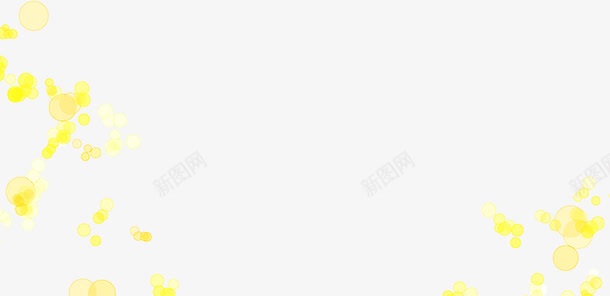 手绘黄色清新漂浮小花png免抠素材_新图网 https://ixintu.com 清新 漂浮 黄色