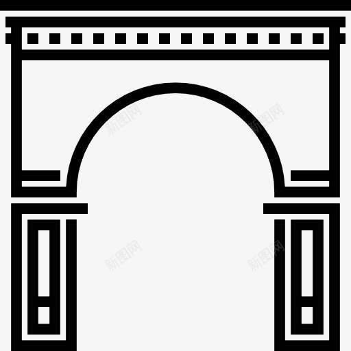 拱图标png_新图网 https://ixintu.com 地标 建筑与城市 拱 纪念碑 胜利